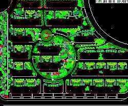 某拆迁安置小区绿化设计平面图免费下载 - 园林绿化及施工 - 土木工程网